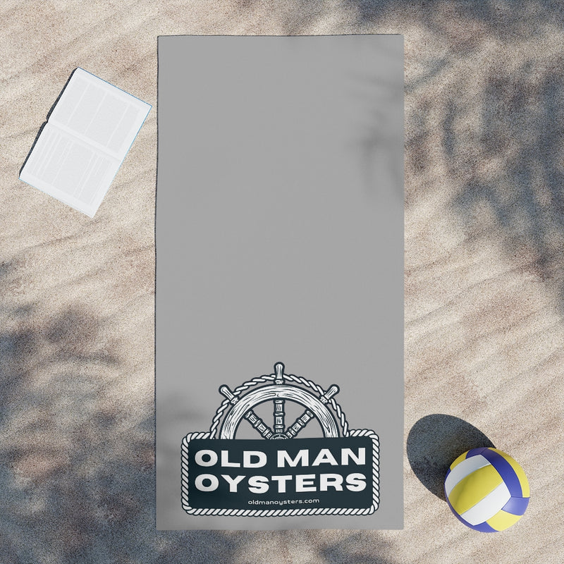 Old Man Oyster Company Beach Towels